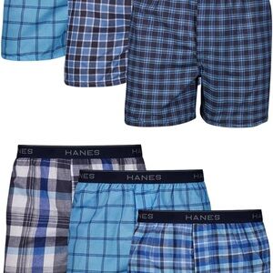 Hanes Men's Underwear Boxers Pack, Cool & Breathable Cotton Underwear
